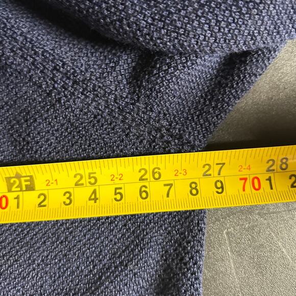 Teodor 3XL Merino Wool Quarter Zip Blue Men’s Pullover Sweater - Picture 6 of 7